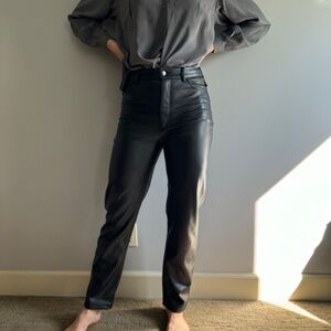 Gisele Faux Leather Dynamite Pants